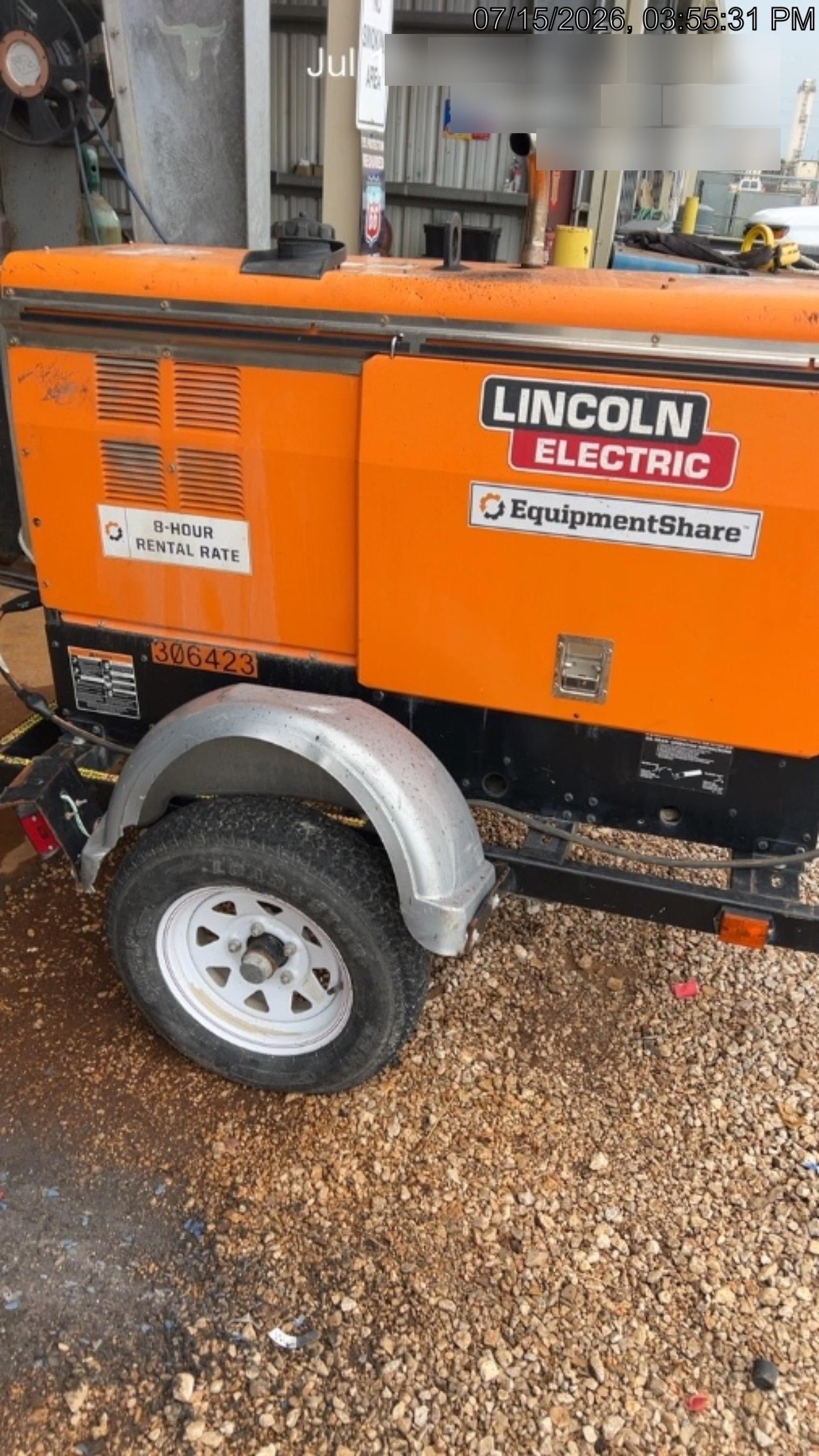 2023 Lincoln Electric LE400 Kubota V1505, Trlr, Cable Rack, Light Kit, ES Decals, T3