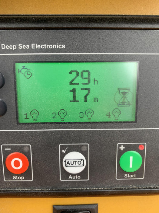 Allmand NLV3GR (4) LED Light Fixture 350W, 23' Vertical Mast, 3kW Prime, Towable, Deep Sea L401, Leveling Jacks, Yanmar T4F 5.8hp