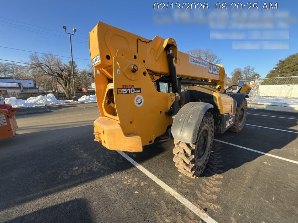 2020 JCB 510-56 Cab/Heat/Air, Solid Tires, Work Lights, Beacon, Aux Hydraulics, Back up Alarm, Lifting Eye, ES Decals