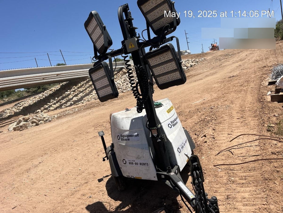 2024 Generac MLT2 Diesel, Flex Switch 120V Input, Powerzone Controller, 
(4) 320W LED Lights, 4kW Generator, 39.9 Gal Fuel Tank, 2" Ball, T3