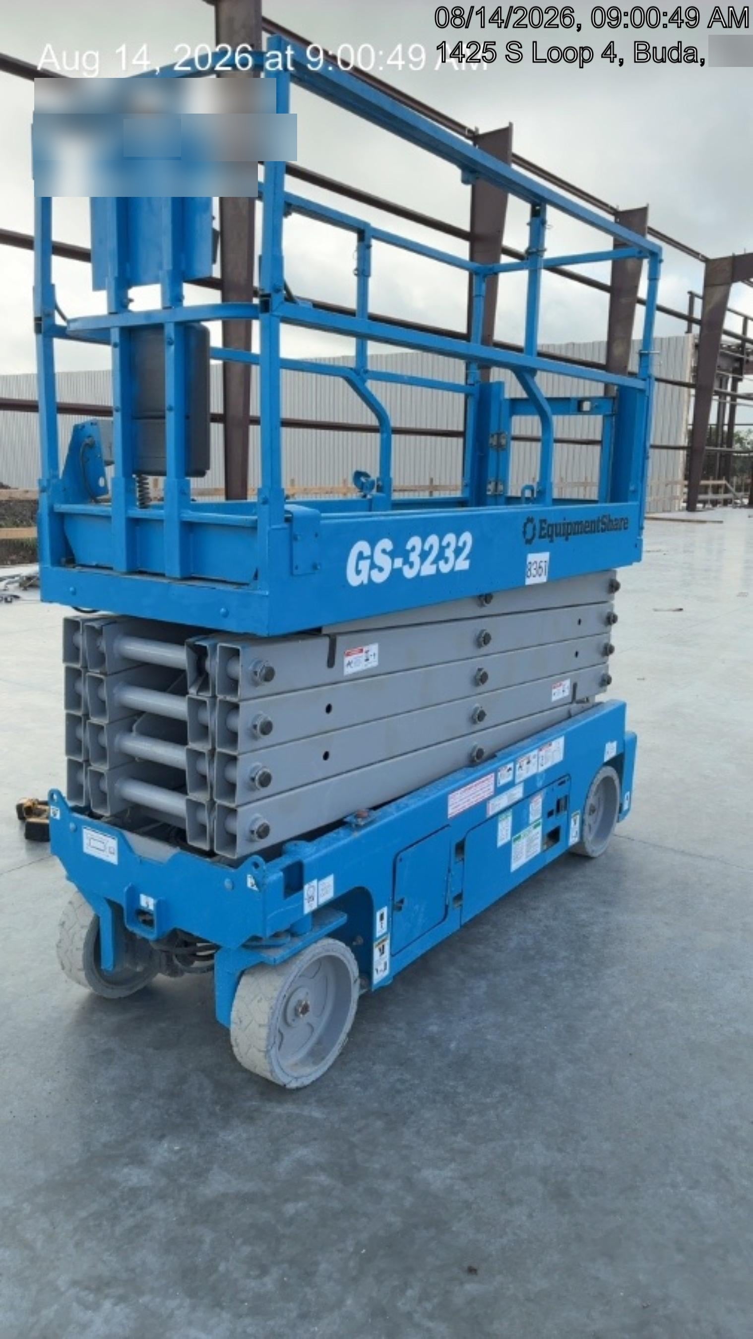 2018 Genie GS-3232 Genie GS3232 Lift w/Folding Rails and Swing Gate