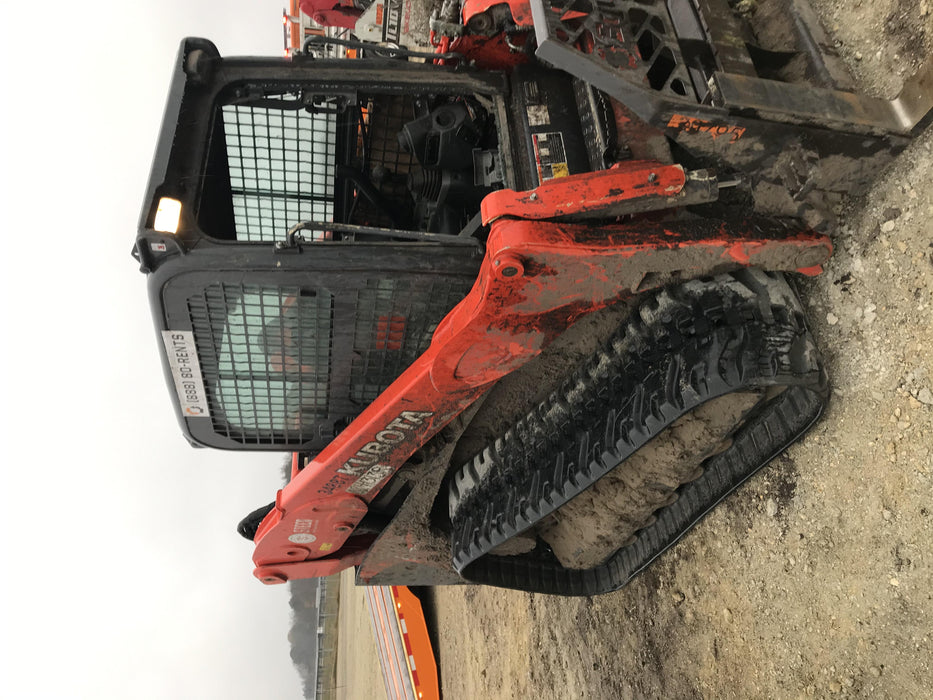 2019 Kubota SVL95-2S Cab/Heat/Air, Standard Tracks, Standard Flow, Hydraulic QC 80" HD Tooth Bucket