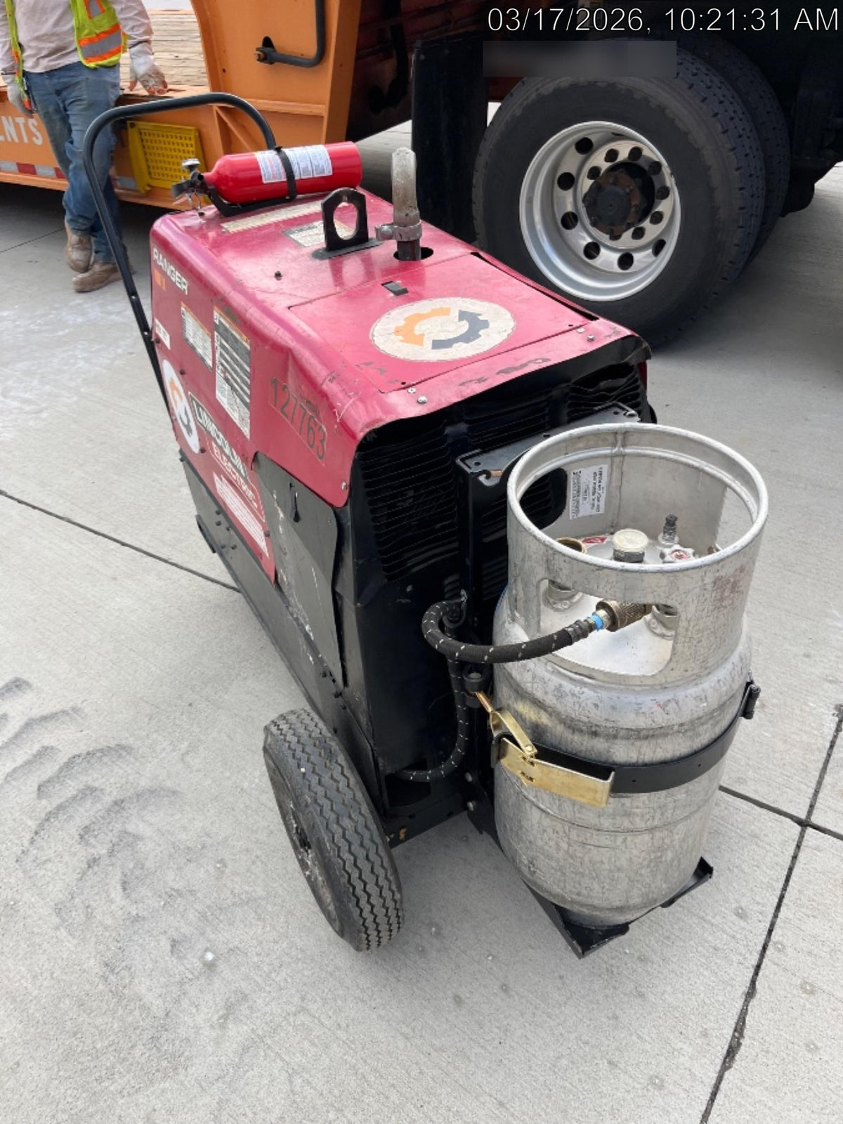 2021 Lincoln Electric Ranger 305 LPG K3430-1, Ranger 305 LPG, Undercarriage, Tank Holder & Strap, 10kw AC Gen, 25hp Kohler LPG Eng