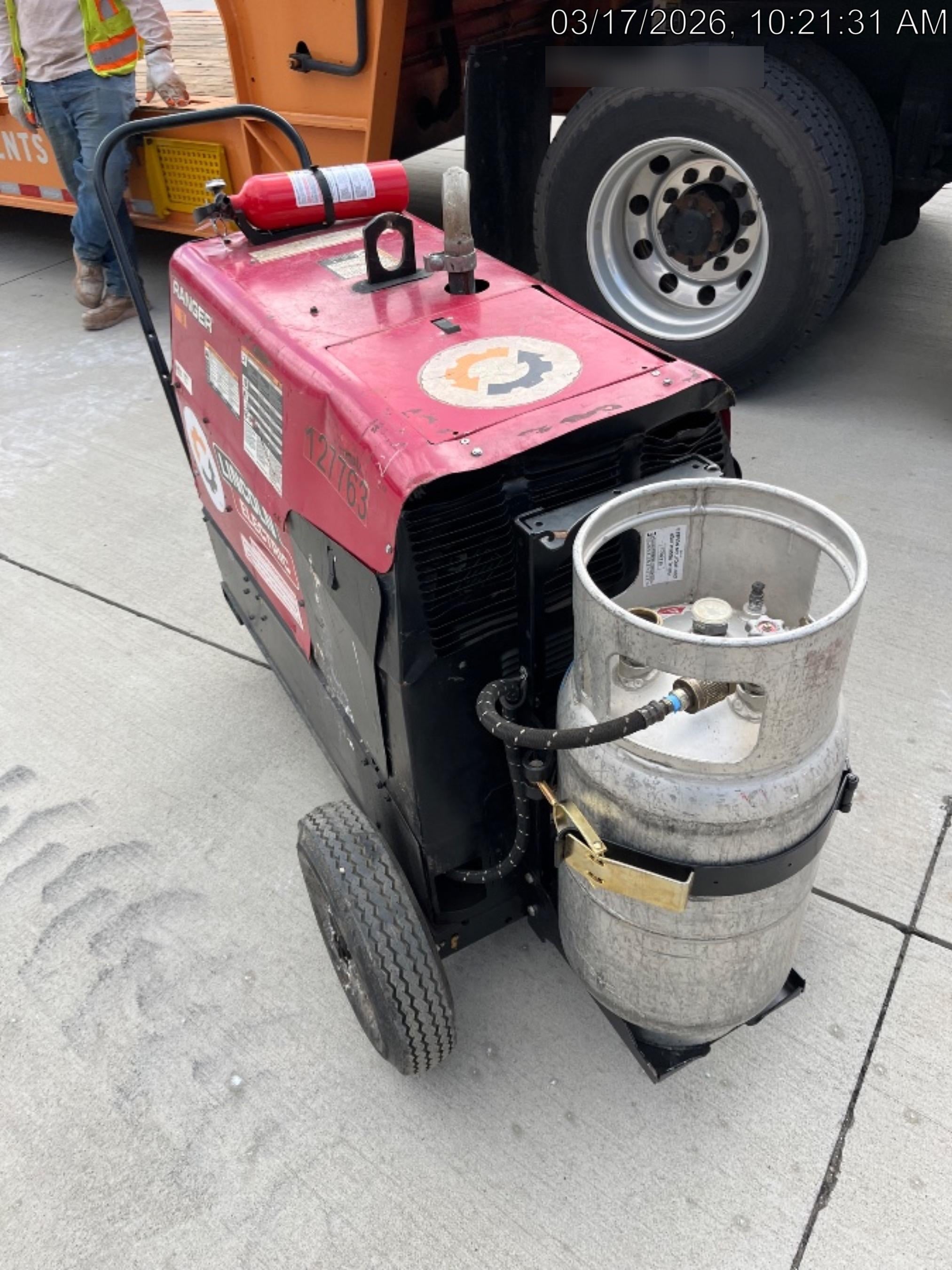 2021 Lincoln Electric Ranger 305 LPG K3430-1, Ranger 305 LPG, Undercarriage, Tank Holder & Strap, 10kw AC Gen, 25hp Kohler LPG Eng