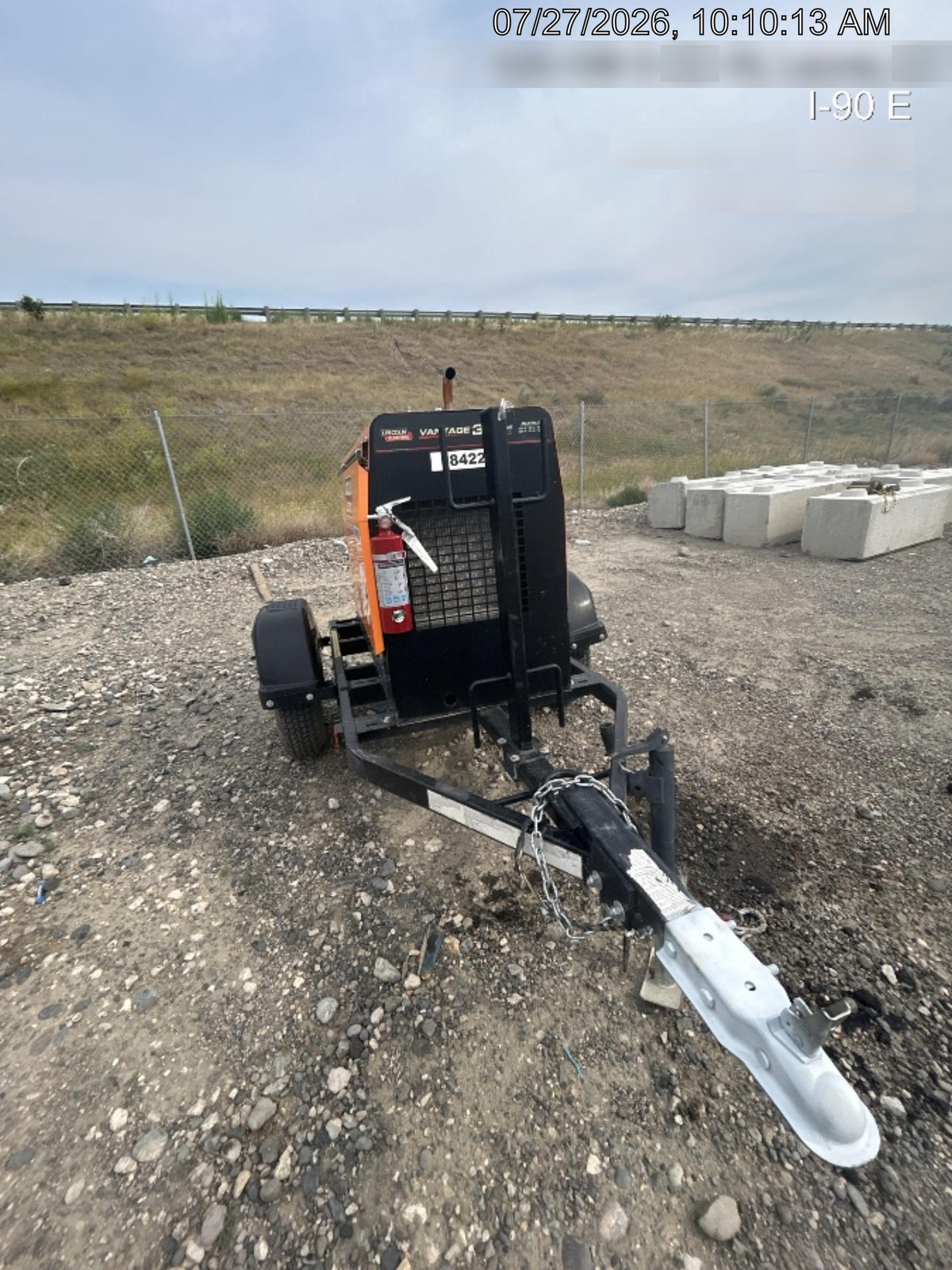 2021 Lincoln Electric Vantage 322 Vantage 322 Ready Pak 3 w/ Decals, ORANGE (includes trailer, cable rack, fender light kit) NO Telematics