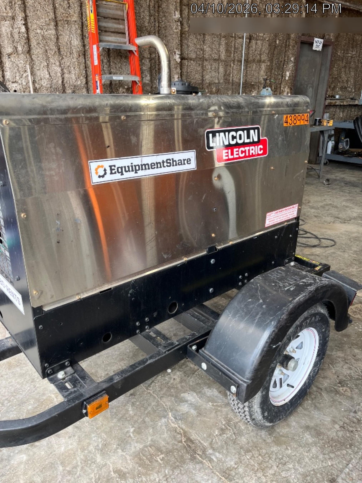 2024 Lincoln Electric LE400 Kubota V1505, Trlr, Cable Rack, Light Kit, ES Decals, T3