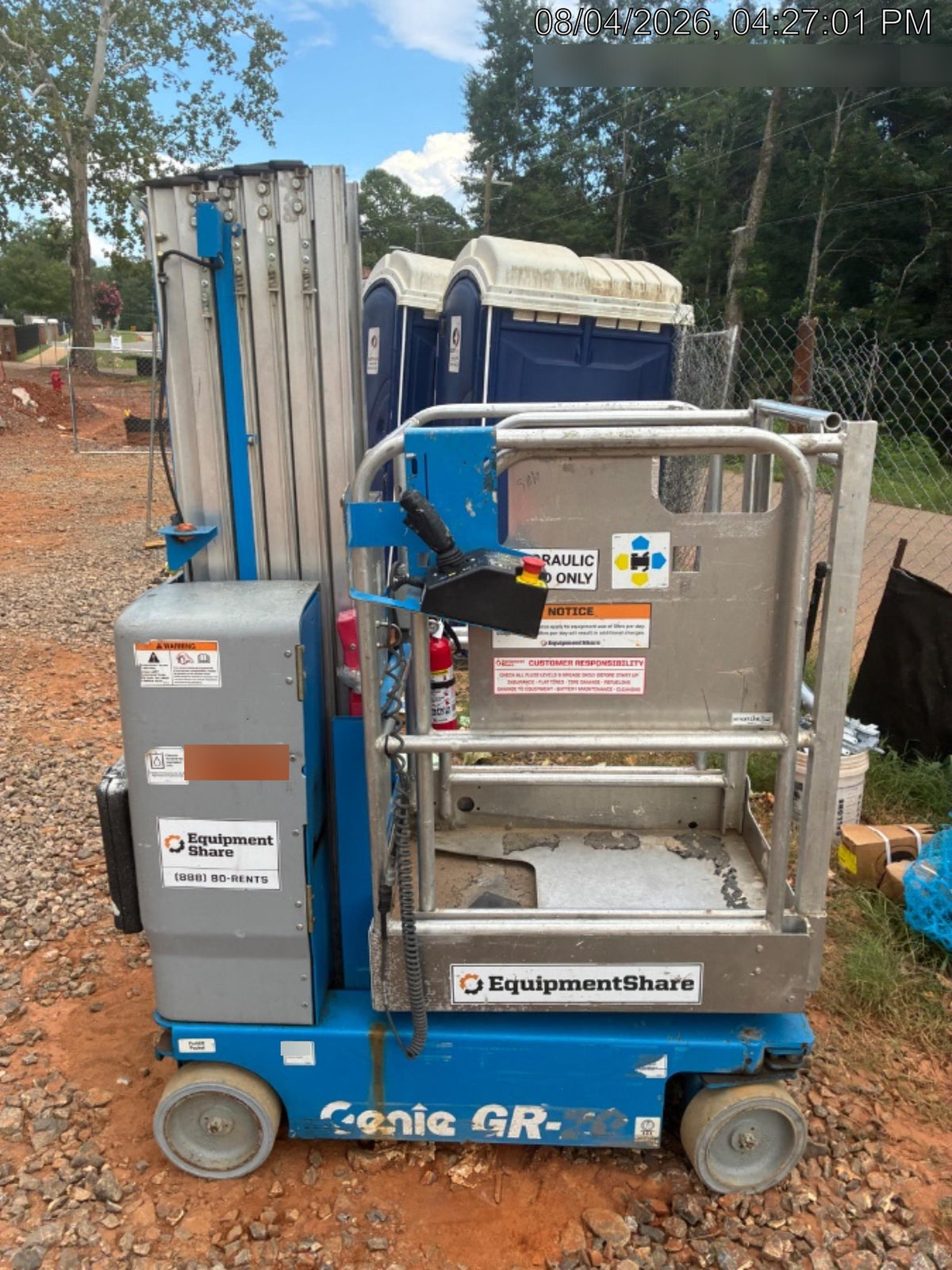 2019 GENIE GR-20