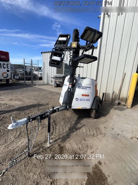 2023 Generac MLT2 Diesel, Flex Switch 120V Input, Powerzone Controller, 
(4) 320W LED Lights, 4kW Generator, 39.9 Gal Fuel Tank, 2" Ball, T3
