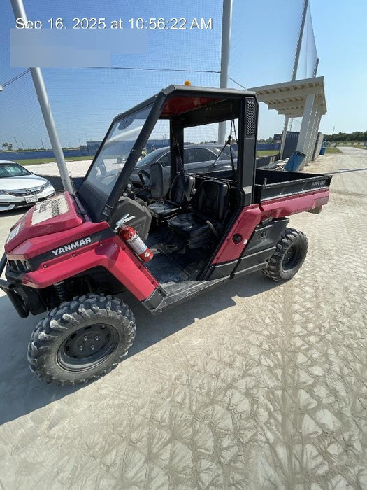 2021 Yanmar YU1000 Canopy, Steel Wheel, Poly WindShield, Beacon, Backup Alarm