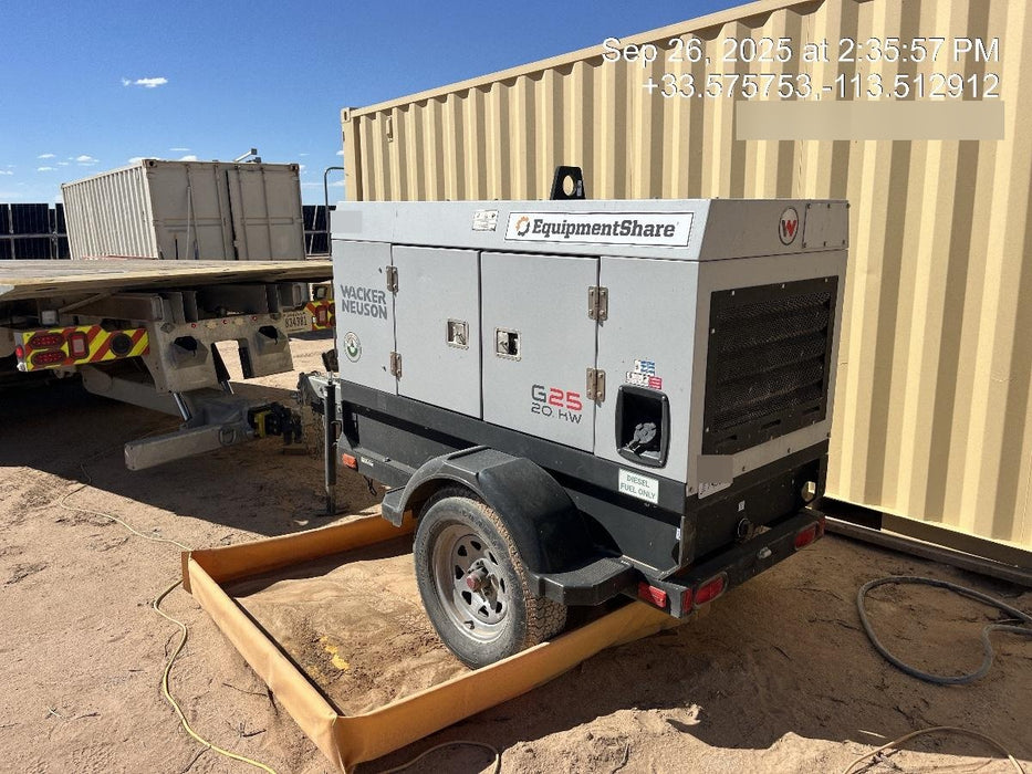 2019 WACKER NEUSON G25