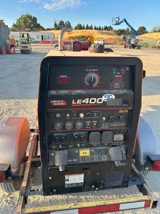 2022 Lincoln Electric LE400 Kubota V1505, Trlr, Cable Rack, Light Kit, ES Decals, T3