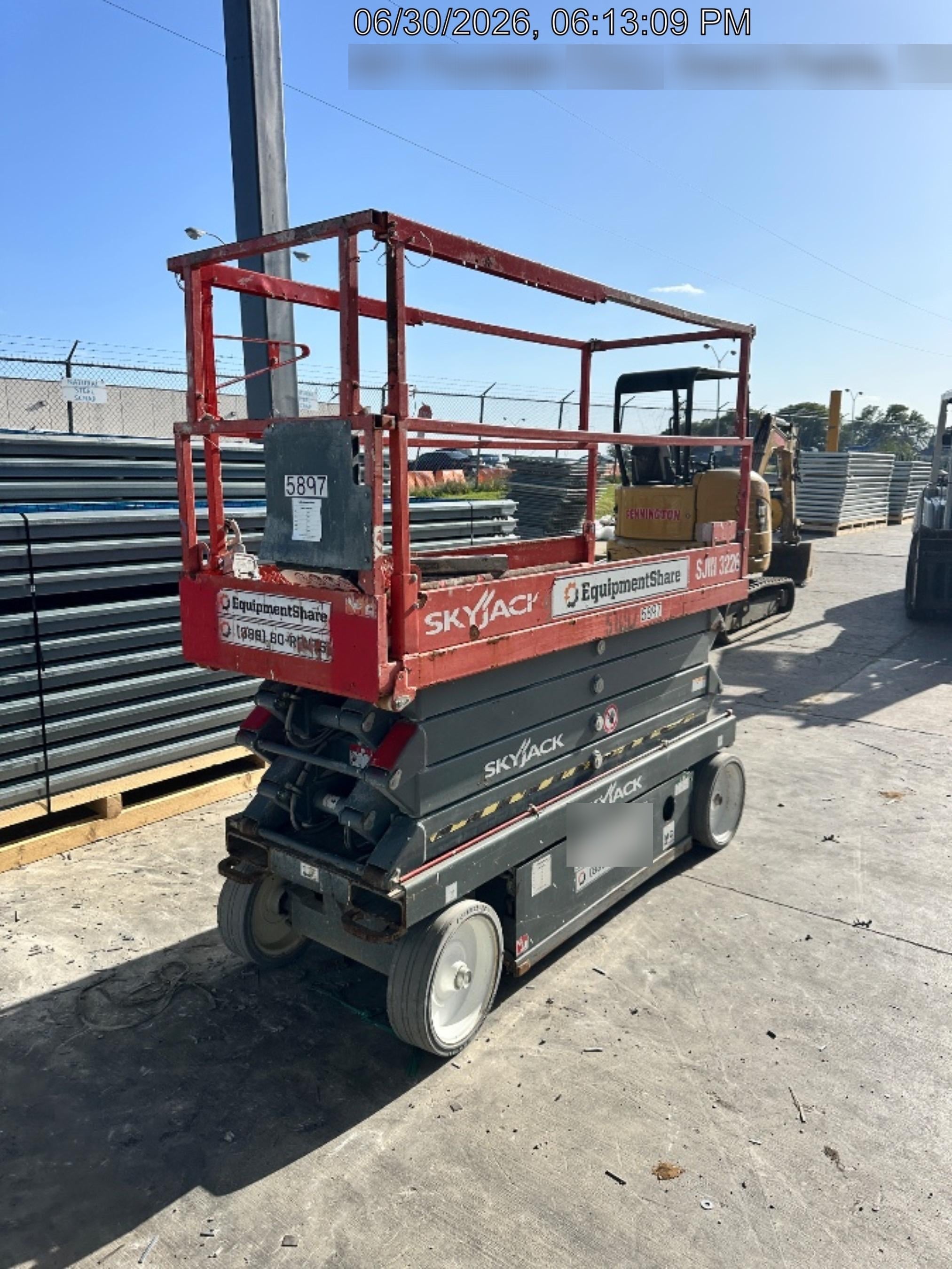 2017 Skyjack SJIII-3226 Skyjack SJ3226, Trojan Battery Set, Extended Warranty 5yr/5k hr