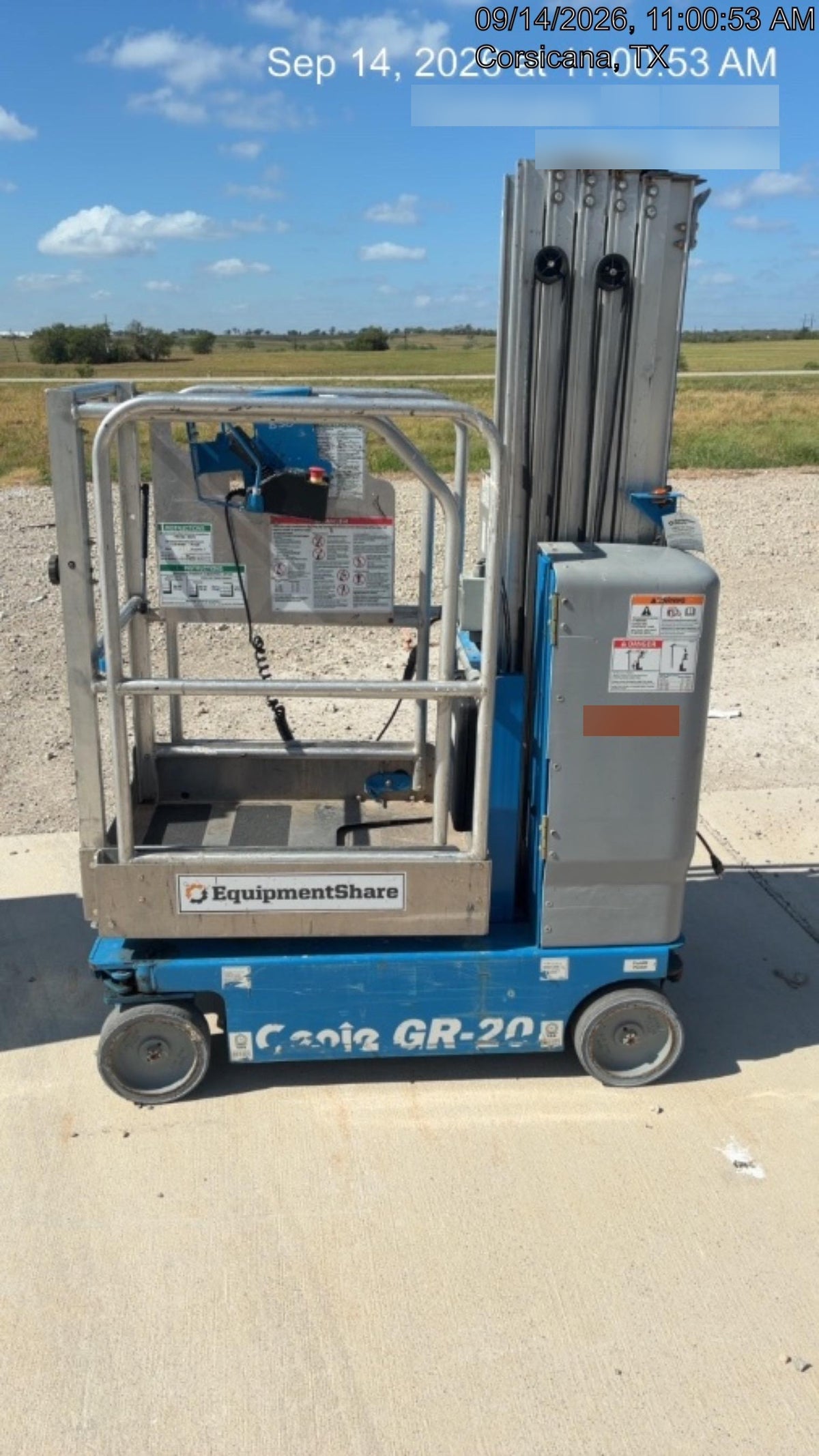 2020 GENIE GR-20