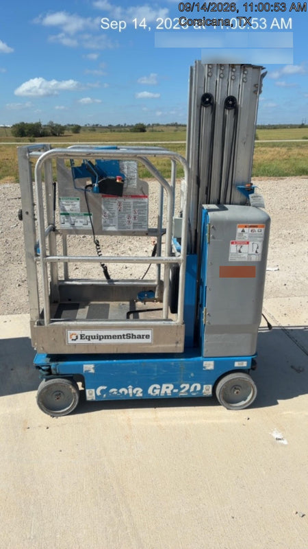 2020 GENIE GR-20