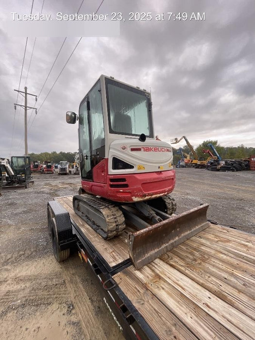 2020 Takeuchi TB235-2CR Cab/Heat/Air, Rubber Tracks, Manual TAG QC