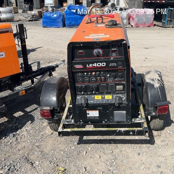 2023 Lincoln Electric LE400 Kubota V1505, Trlr, Cable Rack, Light Kit, ES Decals, T3