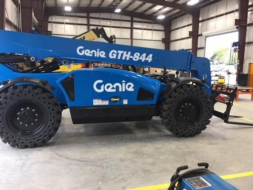 2018 Genie GTH-844 GTH-844 w/Open ROPS, Solid Tires, beacon/work lights, 60" carriage/forks