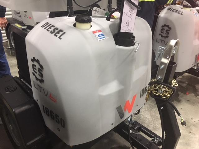 2018 Wacker Neuson LTV6L-MH Wacker Neuson LTV6L Mobile Light Tower w/Fuel Level Sensor Installed