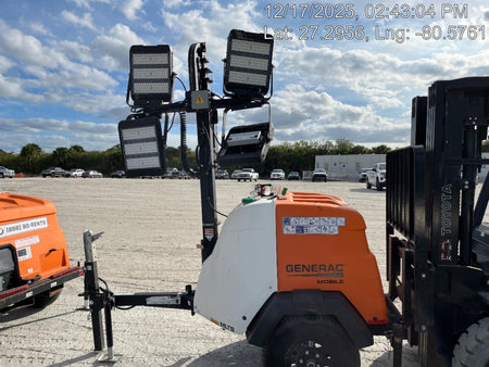 2025 Generac MLTS-4 Diesel, Mitsubishi L2E, 7.1 hp @1800 rpm, Flex Switch 120V Input, Powerzone Controller, (4) 320W LED Lights, 4kW Generator, 39.9 Gal Fuel Tank, 2" Ball, T3, ES Decals