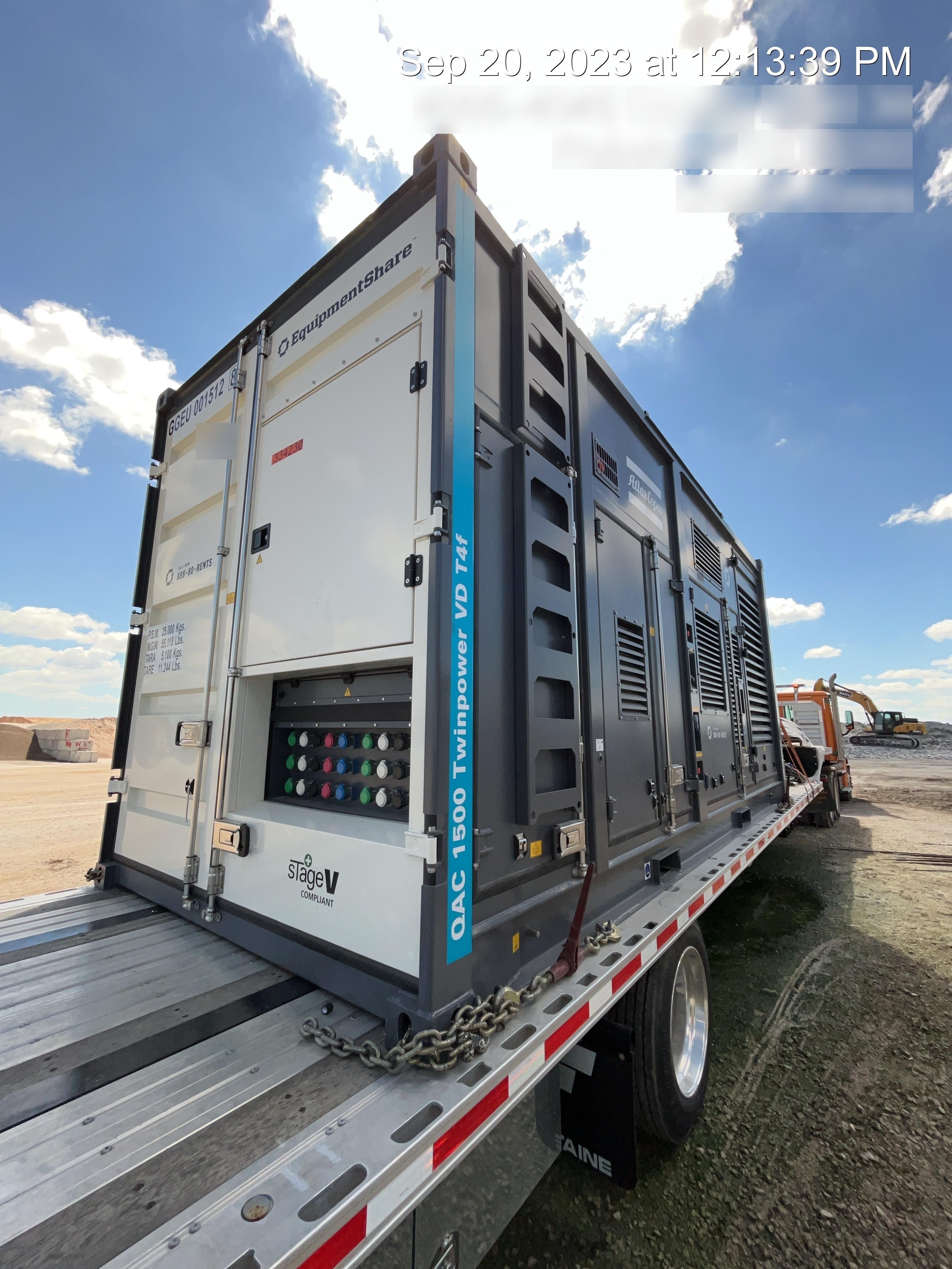 2023 ATLAS COPCO QAC 1500