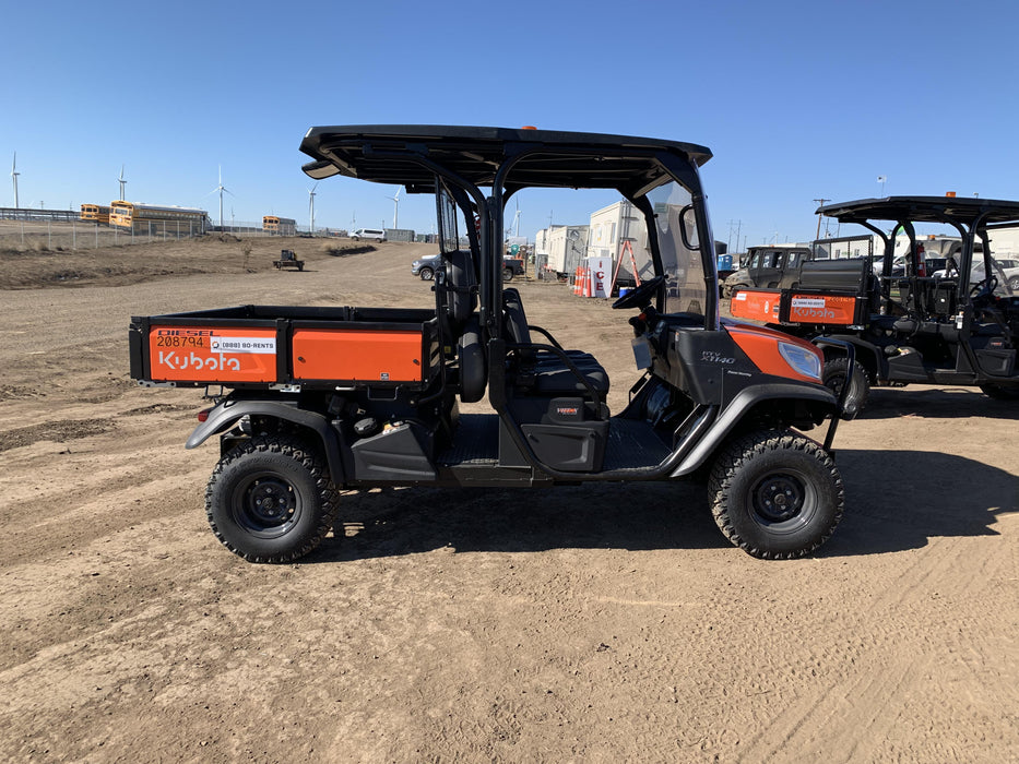 2022 Kubota RTV-X1140W-H Plastic Canopy, Windshield Acrylic Clear, LED Strobe Light, Wire Harness Kit, Back up Alarm