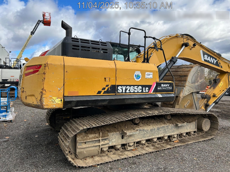 2020 Sany SY265C LC Cab, Hydraulic QC, Buckets: 36, 48" , Hydraulic Hammer 5,000lb impact class