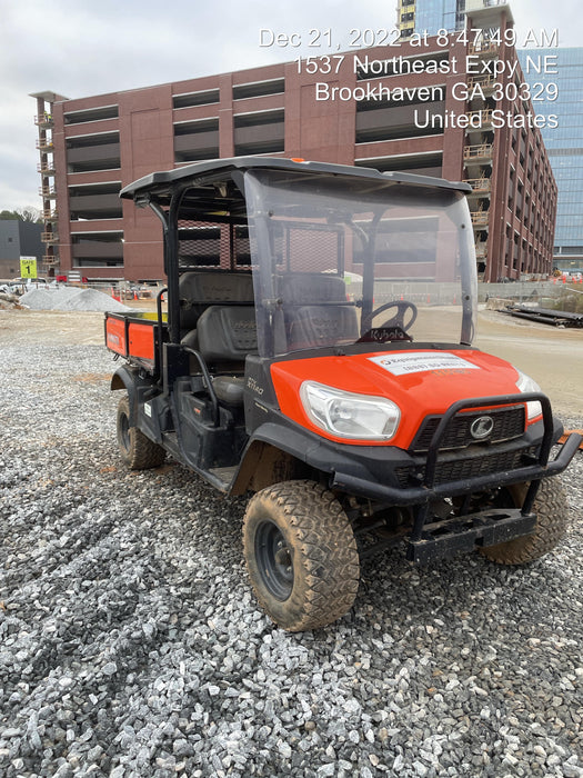 2020 Kubota RTV-X1140W-H 4WD, LED Strobe, Windshield Acrylic Clear, Plastic Canopy, Wire Harness Kit, Backup Alarm