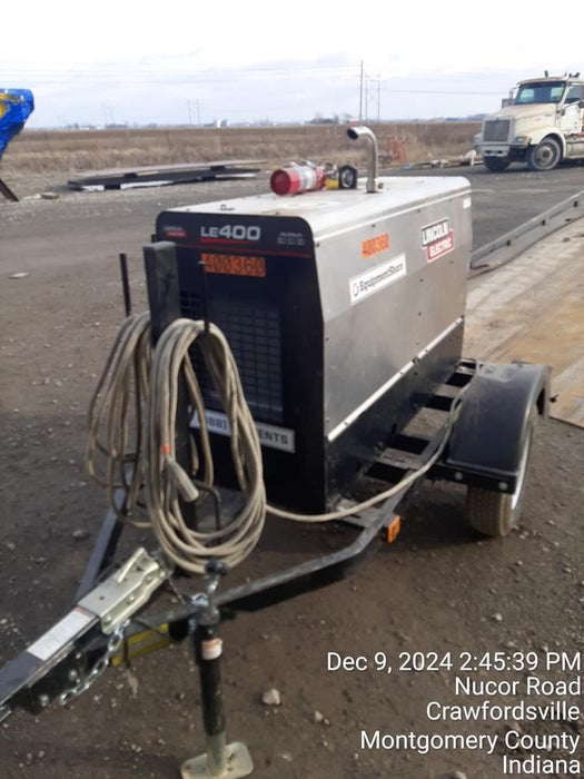 2024 Lincoln Electric LE400 Kubota V1505, Trlr, Cable Rack, Light Kit, ES Decals, T3