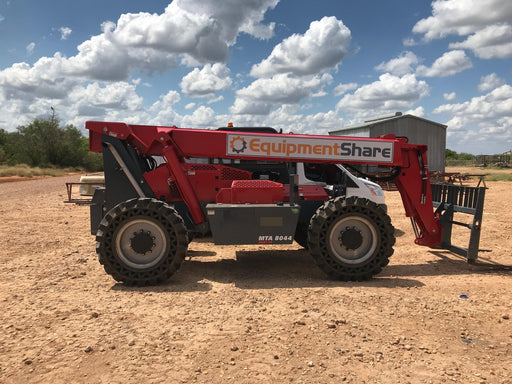 2019 Manitou MTA8044 MTA 8044 - 74 HP T4, Canopy, Worklights/Strobe, Beacon, 66" Carriage, 48" Forks, Solid Tires, Lift Hook, Aux Hydraulics