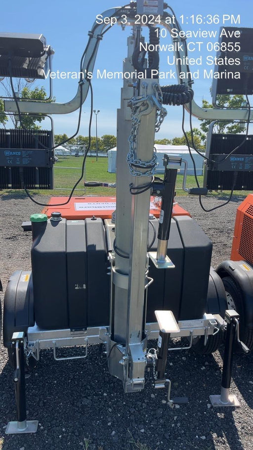 2024 Wanco WLTT-4MM4K Diesel, Deep Sea Controller, Shore Power Plug, Auto Start, (4) 350W LED Floodlights, 4kW Generator, 60 Gal Fuel Tank, 2" Ball, T3