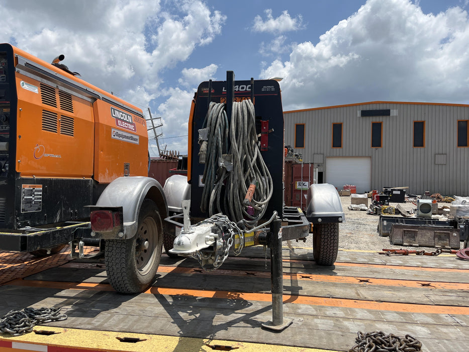 2022 Lincoln Electric LE400 Kubota V1505, Trlr, Cable Rack, Light Kit, ES Decals, T3