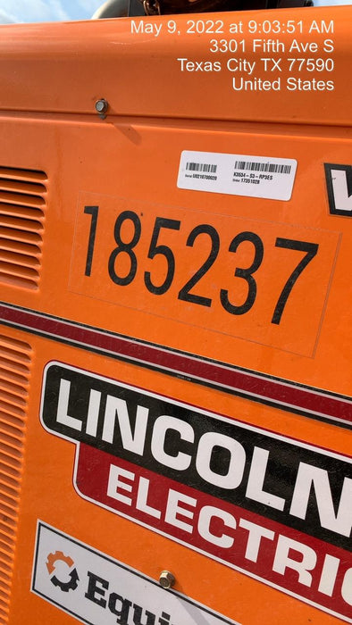 2021 Lincoln Electric Vantage 549X Ready Pak 3, ORANGE (includes trailer, cable rack, fender light kit)