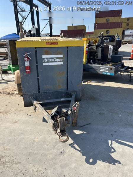 2020 ATLAS COPCO PAS 150 HF CS Enclosed