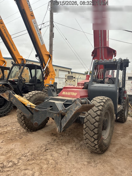 2018 Manitou 12042 Manitou MTA 12042 w/Open ROPS, Work Lights/Strobe, Aux Hyd, Solid Tires, Lift Hook, 66" Carriage, 72" Forks, Outriggers