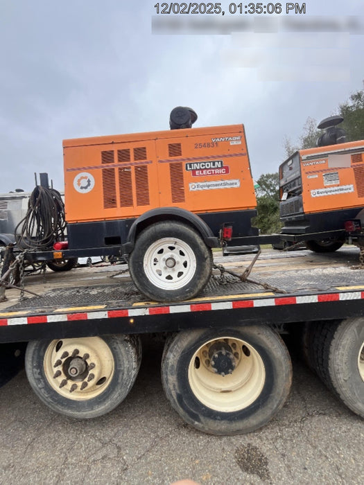 2022 Lincoln Electric Vantage 549X Crosslink Technology, Trailer Mounted, ES Decals, T3