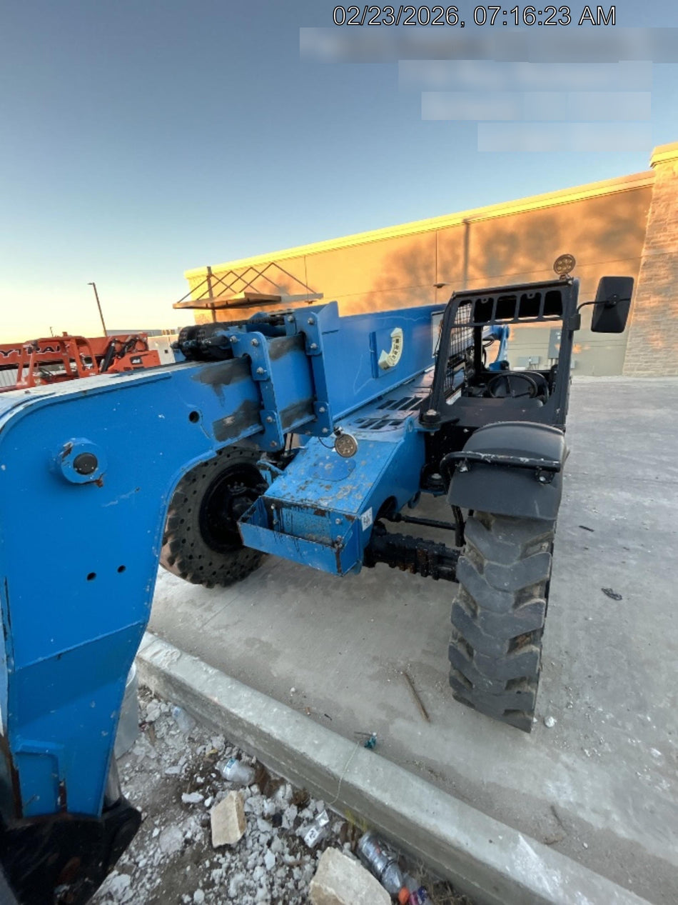 2019 Genie GTH-844 Canopy, Solid RT Tires, LED Work Lights, Beacon 60" QA Carriage, 48" Forks