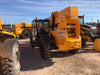 2019 JCB 510-56 Enclosed Cab, 74 HP, Solid Tires, Worklights, Beacon, Aux Hydraulics, Lifting Eye w/66" Carriage/60" Forks