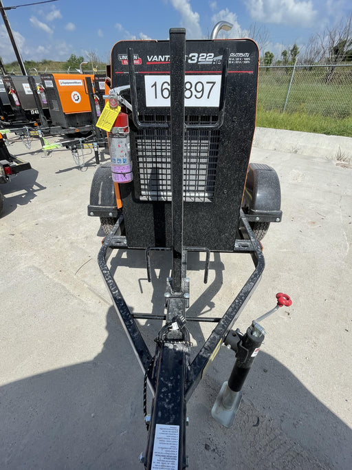 2021 Lincoln Electric Vantage 322 Vantage 322 Ready Pak 3 w/ Decals, ORANGE (includes trailer, cable rack, fender light kit) NO Telematics