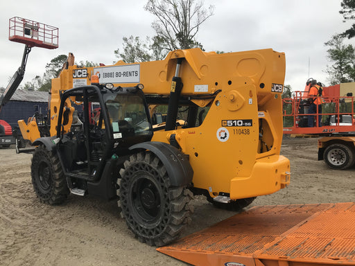2020 JCB 510-56 Canopy, Solid Tires, Work Lights, Beacon, Aux Hydraulics, Back up Alarm, Lifting Eye, ES Decals