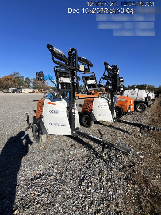 2024 Generac MLT6SKDS-STD4 ELEC WINCH Diesel, Electric Winch Mast, Powerzone Controller, (4) 320W LED Lights, 4kW Generator, 39.9 Gal Fuel Tank, 2" pintle, T3