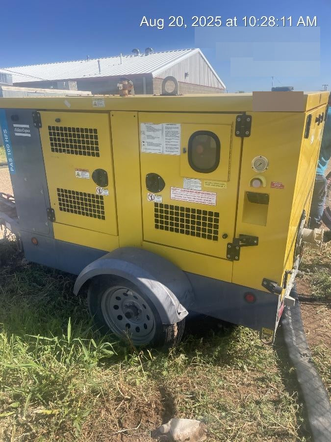 2020 ATLAS COPCO PAS 100 HF CS Enclosed