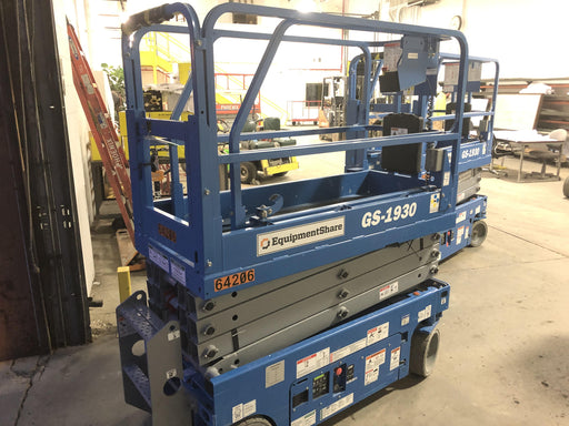 2020 Genie GS-1930 Solid Non Marking Tires, Beacon, Folding rails with half height swing gate