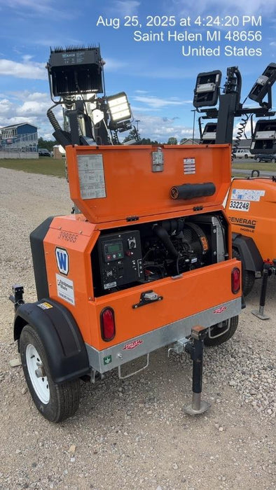 2024 Wanco WLTT-4MM4K Diesel, Deep Sea Controller, Shore Power Plug, Auto Start, (4) 350W LED Floodlights, 4kW Generator, 60 Gal Fuel Tank, 2" Ball, T3