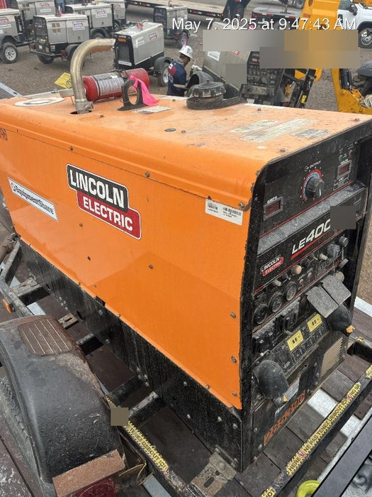 2022 Lincoln Electric LE400 Kubota V1505, Trlr, Cable Rack, Light Kit, ES Decals, T3