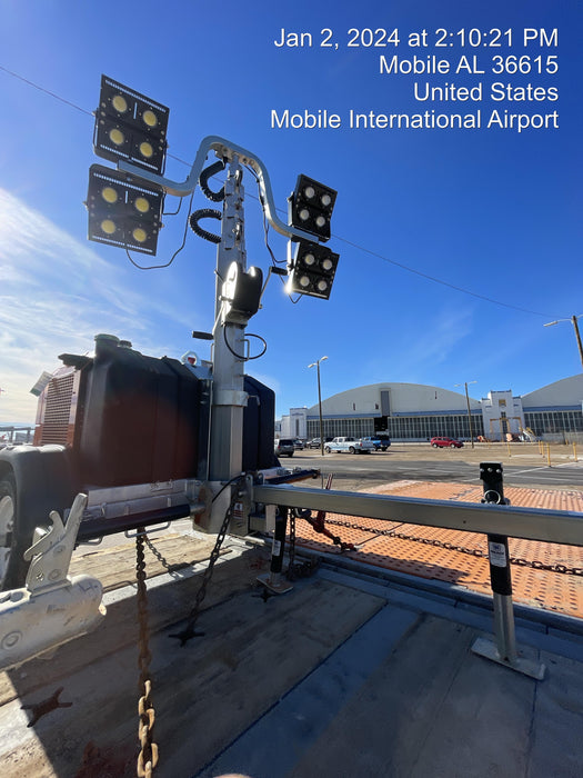 2023 Wanco WLTT-4MM4K Diesel, Deep Sea Controller, Shore Power Plug, Auto Start, (4) 350W LED Floodlights, 4kW Generator, 60 Gal Fuel Tank, 2" Ball, T3