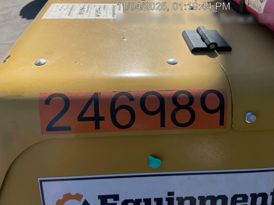 2022 Allmand NLV3GR (4) LED Light Fixture 350W, 23' Vertical Mast, 3kW Prime, Towable, ES Decals, T3