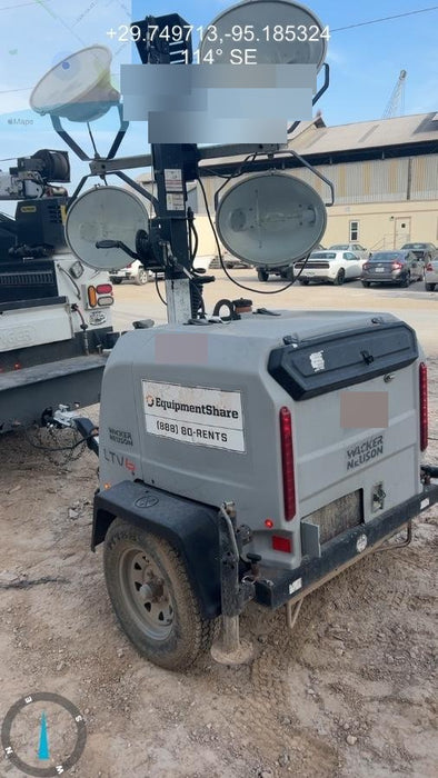 2019 Wacker Neuson LTV6L-MH Wacker Neuson LTV6L Mobile Light Tower w/Fuel Level Sensor Installed
