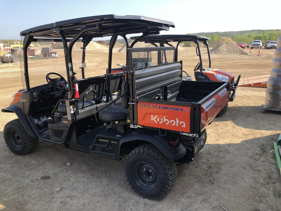 2022 Kubota RTV-X1140W-H Plastic Canopy, Windshield Acrylic Clear, LED Strobe Light, Wire Harness Kit, Back up Alarm