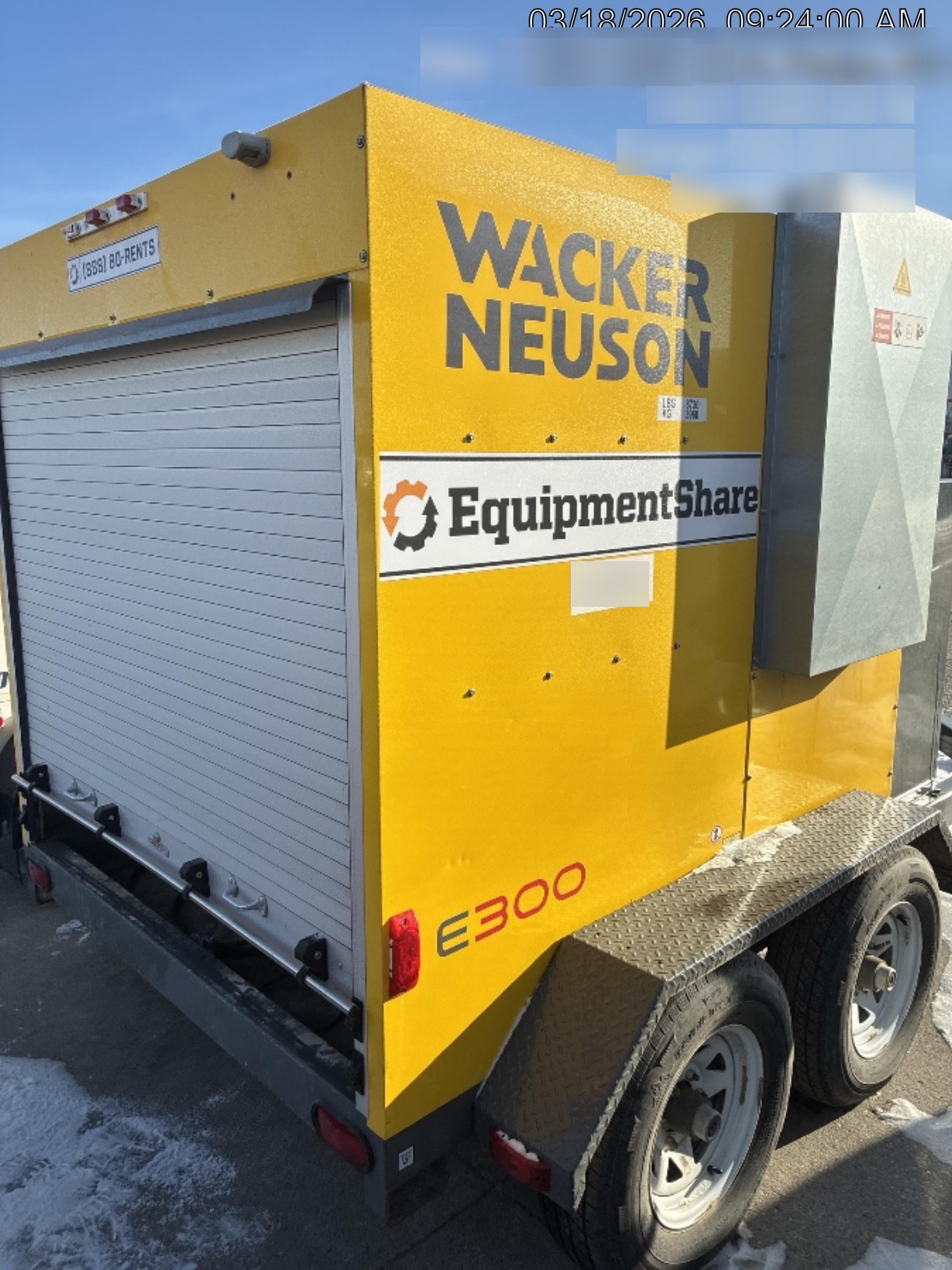 2019 WACKER NEUSON E3000