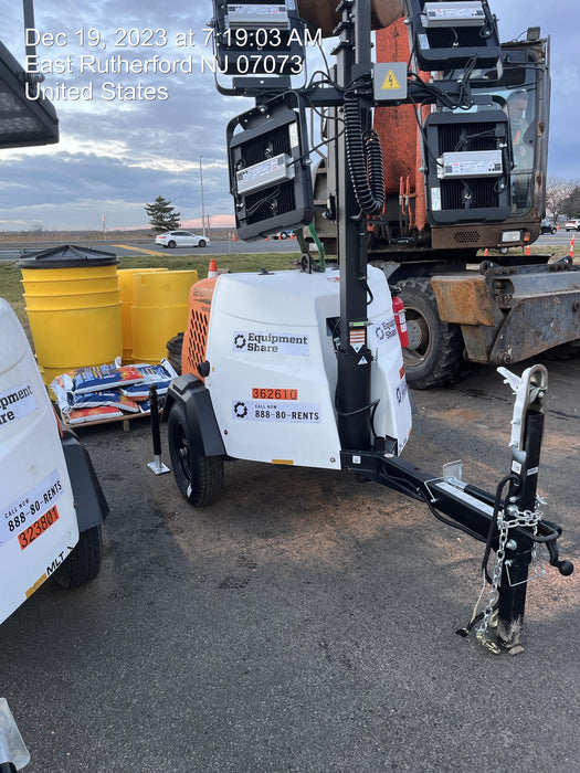 2023 Generac MLT2 Diesel, Flex Switch 120V Input, Powerzone Controller, (4) 320W LED Lights, 4kW Generator, 39.9 Gal Fuel Tank, 2" Ball, T3